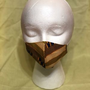 African Print Toddler Mask